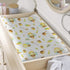 Cartoon Bees Boho Leaves Honey Changing Pad Covers for Baby Boy Girl 32''x16'' Bees Retro Floral Fitted Changing Pad Sheets Bees Comfort Soft Brea...