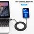 iPhone Fast Charger,2Pack Dual Port Wall Charger with Fast Charging 6.6FT Long Nylon Braided USB to Lightning Cable Cord Double Wall Charger Adapt...