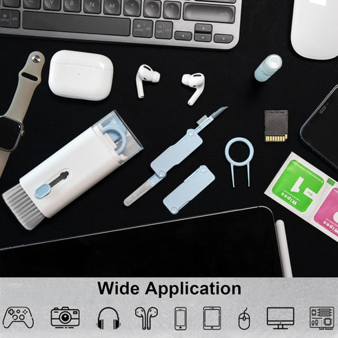 anngrowy Airpod Laptop Screen Keyboard Cleaner Kit Bluetooth Earphones Earbud Airpods3 Pro 2023 Electronic Cleaning Kit iPhone Computer Screen Hea...