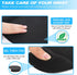 Mouse Pad with Wrist Support,Ergonomic Desktop Mouse Pad with Comfortable Gel Wrist Rest and Non-Slip PU Base for Easy Typing Pain Relief for PCs,...