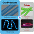 HIGO Rechargeable LED Dog Leash - 42.7" Reflective Light Up Dog Lead, High Visibility Glowing Safety Leash Light for Night Walking (Blue)...