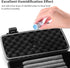 Travel Cigar Humidor Case with Humidifier Disc - Waterproof, Airtight, Durable and Crushproof - Holds up to 10 Cigars, Portable Cigar Box Gift for...