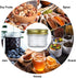 Encheng 4oz Glass Jars With Regular Lids,Mini Wide Mouth Mason Jars,Clear Small Canning Jars With Gold Lids,Canning Jars For Honey,Herbs,Jam,Jelly...