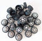 100 Pcs Plastic Roll 2mm Dia Shaft Toys Car Wheel for DIY Model Toy RC Car Truck Building Projects...