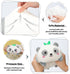 AIXINI Cute Panda Plush Pillow 15.7” Bamboo Panda Stuffed Animal, Soft Kawaii Plushies Hugging Plush Squishy Pillow Toy Gifts for Kids Bedding Sle...