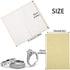 SEVENWELL 2pcs Jewelry Polishing Cleaning Cloth Large 10 x 12in for Sterling Silver Jewelry Gold, Diamond, Platinum, Coins (Yellow)...