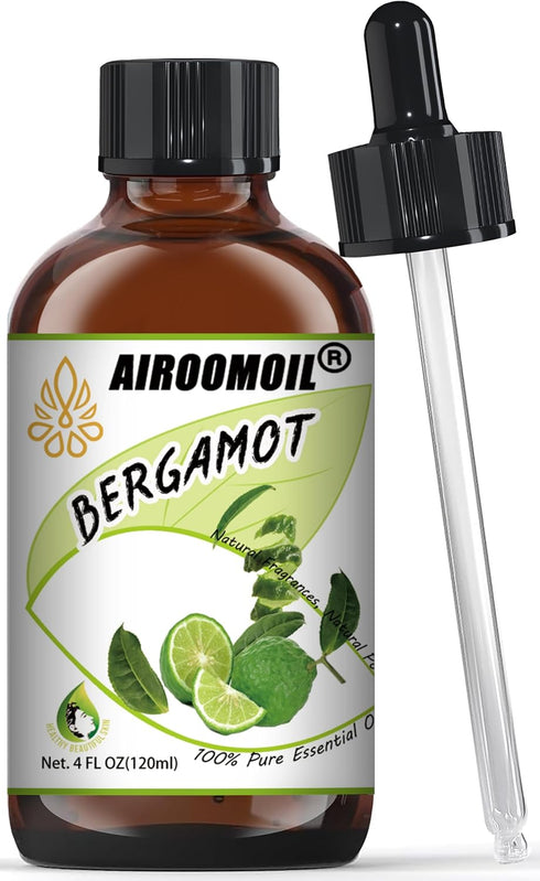 Bergamot Essential Oil Room Spray Pure Citrus Oils Aromatherapy for Natural Diffuser & Soap Making Fall Scents 4 Fl Oz...