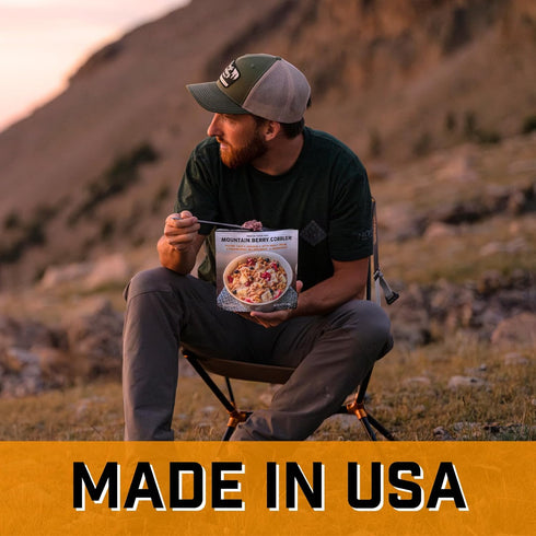 Peak Refuel Mountain Berry Cobbler | Real Ingredients | Ready in Minutes | Just Add Water | Premium Freeze Dried Backpacking & Camping Food | 2 Se...