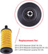 Oil Filter Replacement for Maserati Ghibli 2014-2019 Maserati Quattroporte 2014-2019 Maserati Lavante 2017-2019 V6 3.0L Replaces #311401 298939...