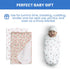 Delta Children 100% Cotton Flannel Baby Receiving Blankets for Girls and Boys – 30x30 Inches (Pack of 2), Pink Floral...