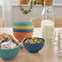 wheat straw small bowls 10oz set of 8 - Unbreakable Dessert Bowls for kids - Mini Bowls for Ice Cream,Snack and Fruits - Microwave & Dishwasher Sa...