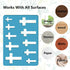 GORGECRAFT 2 Styles Cross Christian Symbol Stencil Jewelry Shape Template Reusable Christ Stencils Christmas Earrings Making Templates for Earring...