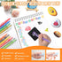 ANTIKE 12 Colors Washable Acrylic Markers Paint Pens Set with 104 Stencils,Acrylic Paint Pens for Rock Painting,Metal,Plastic,Ceramic,Canvas,Wood,...