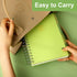 CAGIE Spiral Notebook College Ruled - 5 Subject Spiral Notebook with Tabs Dividers, 300 Pages A5 Small Spiral Notebook 5x7, Hardcover 5 Subject Co...
