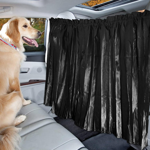 ZATOOTO Car Curtains - Divider Privacy Window Sun Shade - Side Windshield Magnetic Sunshades Covers - Travel Removable Simple...