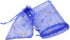 100Pcs 4x6 Inches Sheer Organza Drawstring Pouches Stars and Moon Wedding Party Favor Jewelry Candy Gift Bags (Blue)...