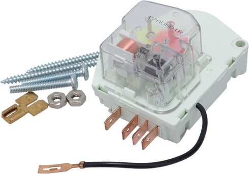 Supplying Demand W10822278 482493 Refrigerator Defrost Timer Replacement 120V 50/60Hz White