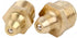 M8 x 1mm Brass Hydraulic Straight Grease Fitting Replacdement, 25Pcs...