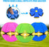 Dog Flying Disc Toy, Pet Toy Flying Saucer Ball with 3 Light for Dogs, Flying Saucer Ball Dog Toy Outdoor Toy Doggy Disc Ball, Outdoor Games Green...