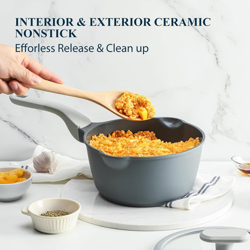 Nonstick Pan Handle-S, Suitable for 8“ Fry Pan, 2QT & 2.7QT Sauce Pan. Comfort to Grip and Keep Cool While cooking....