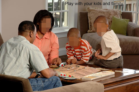 Wooden Board Game - Fun Baseball Marble Game for Family Game Night...