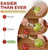Orblue Premium Apple Corer Tool - Durable Stainless Steel Fruit Core Extractor Tool - Apple Corer Remover, Red...