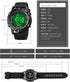 FANMIS Men's Digital Black Sports Watches Large Face Waterproof Dual Time Stopwatch Alarm LED Back Light Count Down Wrist Watch...