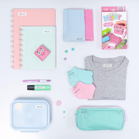 DIY MARKY - Customizable Stamp for Kids | for Children's Clothing and Items | Includes Ink for up to 1000 Impressions | Suitable for All Surfaces ...
