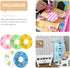 Mini Swimming Ring: Cute Duck Decorative Dollhouse Accessories Photo Props for Summer Sport Theme Decor 3.34in5pcs...