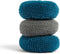 Full Circle Clean Ocean Netted Scrubbers - Set of 3 Dish Scrubbers. Non-Stick Safe. Quick Drying. Odor Resistant. Made out of 100% Recycled Fishin...