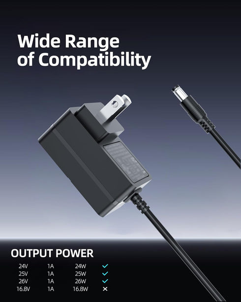 26W AC Charger Fit for Legiral Le9 Le11 Le6 Le3 Massage Gun Replacement Power Cord Supply Adapter...