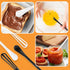 2 in 1 Mini Whisk, 2 Pcs Multifunctional Small Whisk, Tiny Whisk Wisking Tool Small Mixing Balloon Whisk Long Handle Mini Spoon Manual Whisk Tool ...