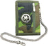 Men's Boy's Army Camouflage wallet Card Purse with safty Chain...