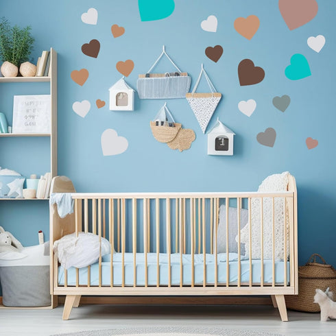 16 PCS Large Heart Stencil Heart Stencils Different Sizes for Painting Template Heart Stencil for Crafts Plastic 5 Point Heart Templates for Fabri...