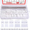 Twidec/500PCS 2.54mm JST Connector Kit with 2/3/4/5/6 Male and Female Pin Housing Connector Adapter Plug and 2.54mm Female Pin Header Wire Termina...