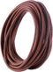 KONMAY 4.0mm Round Real Leather Cord, 10 Yards Dark Natural Leather String Cord for Jewelry Making, Necklaces, Bracelets and Crafting...