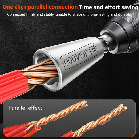 Wire Twister Tool for Drill, 2 Pcs Drill Wire Twister, Wire Twister Electrician Driver Wire Bending, 6 MM Hex Shank Cable Wire Stripper, for Power...