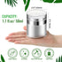 Airless Pump Jar 1.7oz, 50ml Airless Pump Bottles, Acrylic Moisturizer Pump for Thick Moisturizer, Skincare Cream (1.7fl.oz-1Pack)...