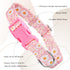 Girl Dog Collars with Daisy Patterns, Cute Pink Dog Collar for Female Dogs, Adjustable Soft Durable Pet Collars for XS Small Medium Large Dogs (L)...