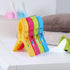 JABINCO Beach Towel Clips Chair Clips Towel Holder,Plastic Clothes Pegs Hanging Clip Clamps, Yellow,Blue,Green,red (Pack of 8)...
