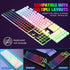 Pudding Keycaps Double Shot PBT Keycap Set with Translucent Layer,for 104 87 61 Keys RGB Backlit Mechanical Keyboards,OEM Profile,US Layout-White...