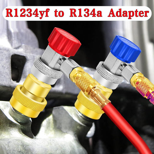 Boltigen R1234yf to R134a Aadapter, R1234yf to R134a Conversion Adapters, High/Low Pressure Side R134a to R1234yf Adapter, R1234yf Quick Couplers ...