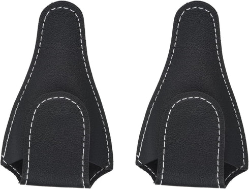 2 Pack PU Scissors Cover - Embroidery Sewing Craft Leather Scissors Protective Case, Apply to Storing Nipper Shears (4.5 x 2.6 Inches, Black)...