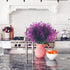 PASYOU Artificial Greenery, Plastic Plants Fake Bell Grass Flowers Lifelike Patio Yard Corridor Indoor Outdoor Home Garden Balcony Party Pot Plant...