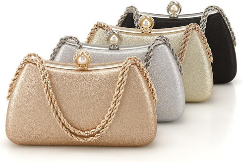 YYW Clutch Purses for Women Formal, Evening Handbags Evening Clutch Vintage Purses Handbags with Detachable Chain...