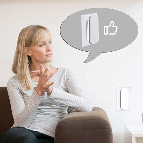 YeeBeny Magnetic Switch and Outlet Cover Light Switch Guards for Flat Modern Switches Toggle Switches, for Sabbath, Home and Office (2 Pack)...