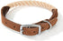 Mile High Life Rope Dog Collar | Durable Braided Cotton Rope Collars | Genuine Leather Dog Collar w Metal Pin Buckle | Classic Puppy Collars for D...