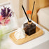 9.84" Small Bamboo Vanity Tray, Bathroom Tray Countertop Organizer Tray for Candle Perfume Soap Dispenser Jewelry Keys, Moso Bamboo...