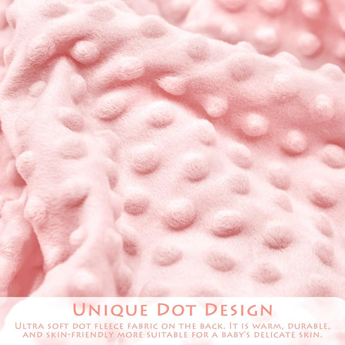Baby Blankets Unicorn for Girls, Super Soft Floral Minky Toddler Newborn Blanket Double Layer with Dotted Backing Crib Receiving Blanket for Nurse...