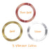 Cinvo 3 Rolls Flat Craft Wire Jewelry Wire Flexible Aluminum Wire Tarnish Resistant for Bezel Sculpting DIY Jewelry Craft Making (1mm Thickness, 3...